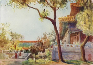 Det gule tempel, nær Peking